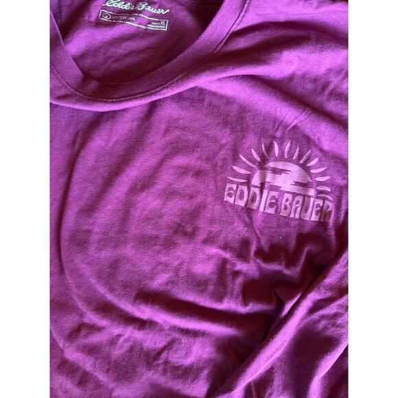 EDDIE BAUER graphic long sleeve top size XL - Picture 2 of 4
